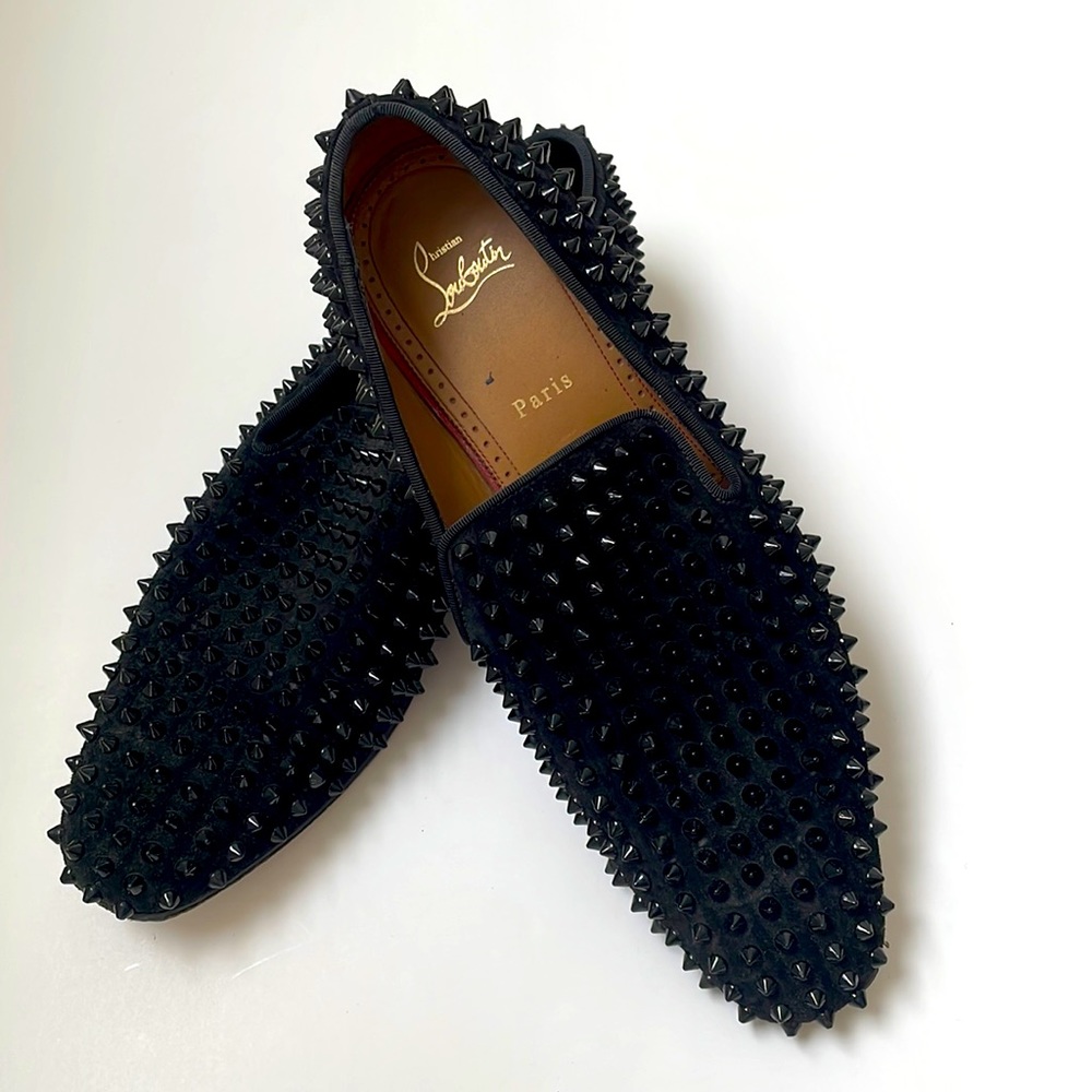 Christian Louboutin spike loafers
